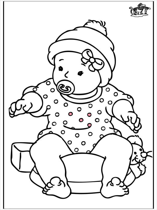 Bayi Perempuan Duduk