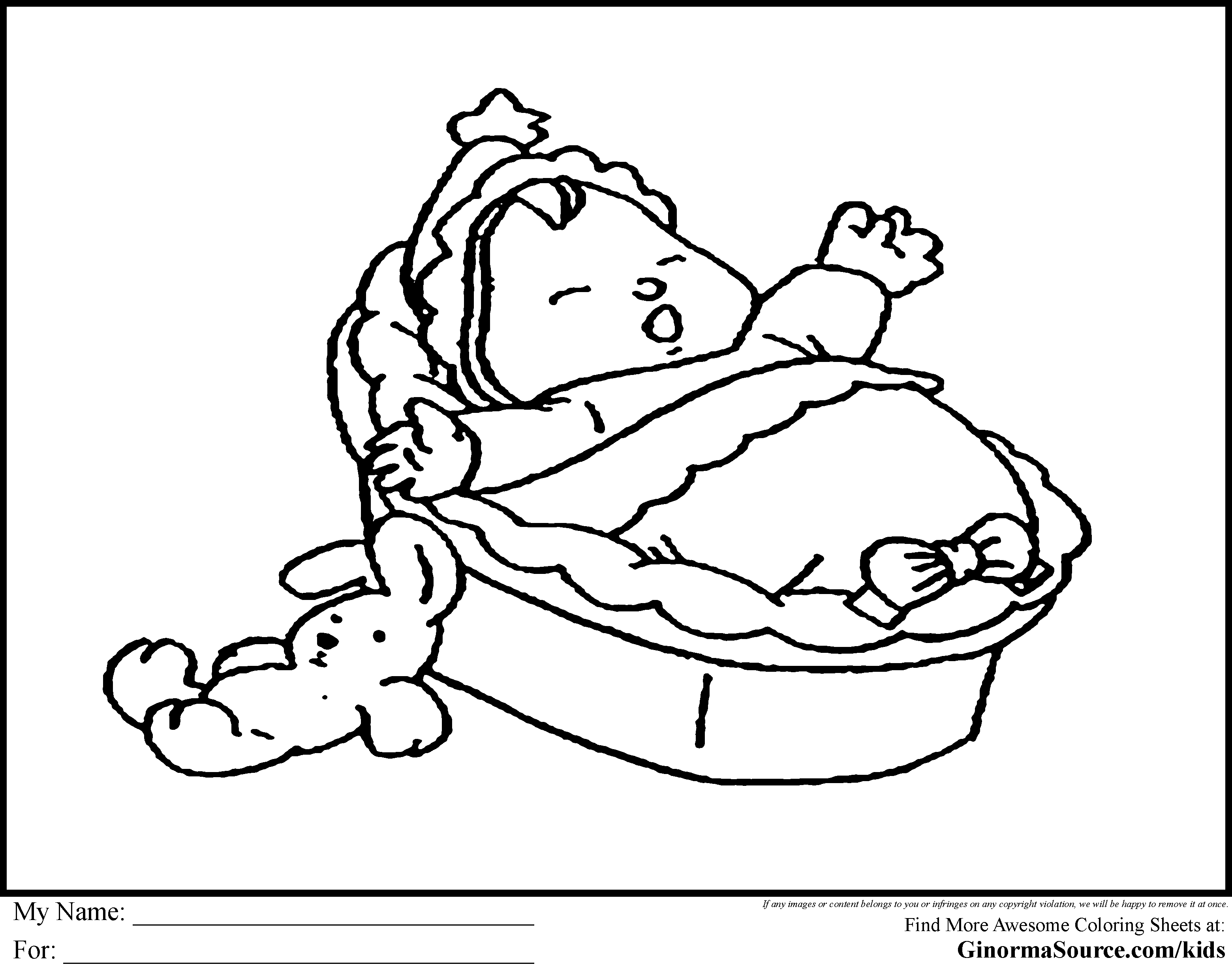 Bayi Perempuan Tidur