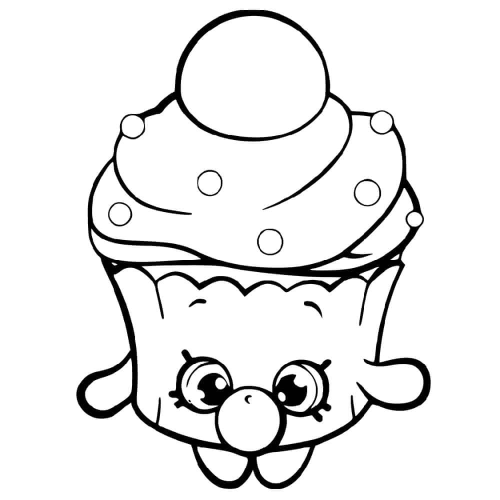 Gelembung Cupcake Shopkin