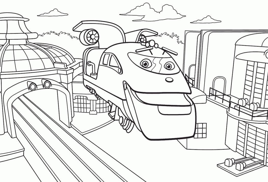 Aksi Chugger di Chuggington
