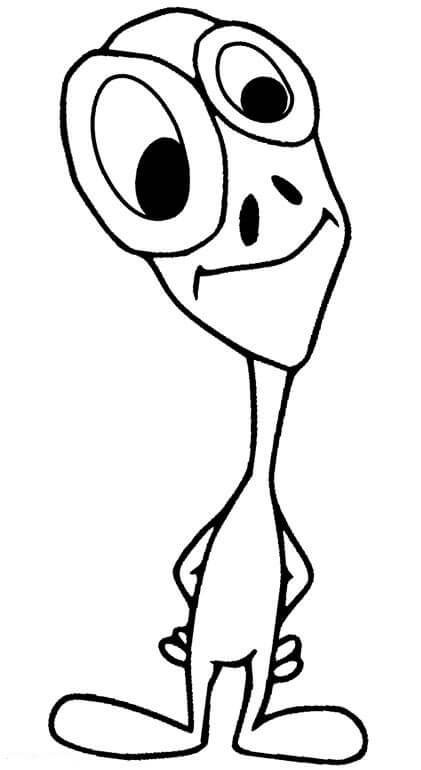 Alien Lucu Tersenyum