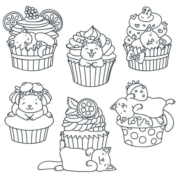 Anjing di Cupcake