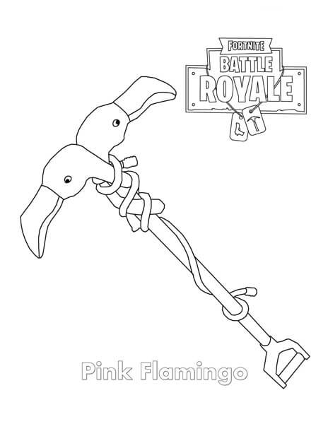 Flamingo Merah Jambu Fortnite