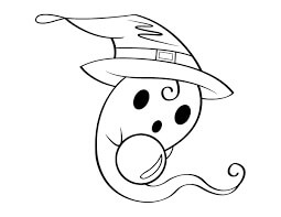 Hantu dengan Topi Penyihir