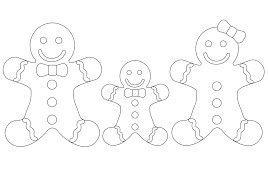 Gingerbread Man dengan Keluarga