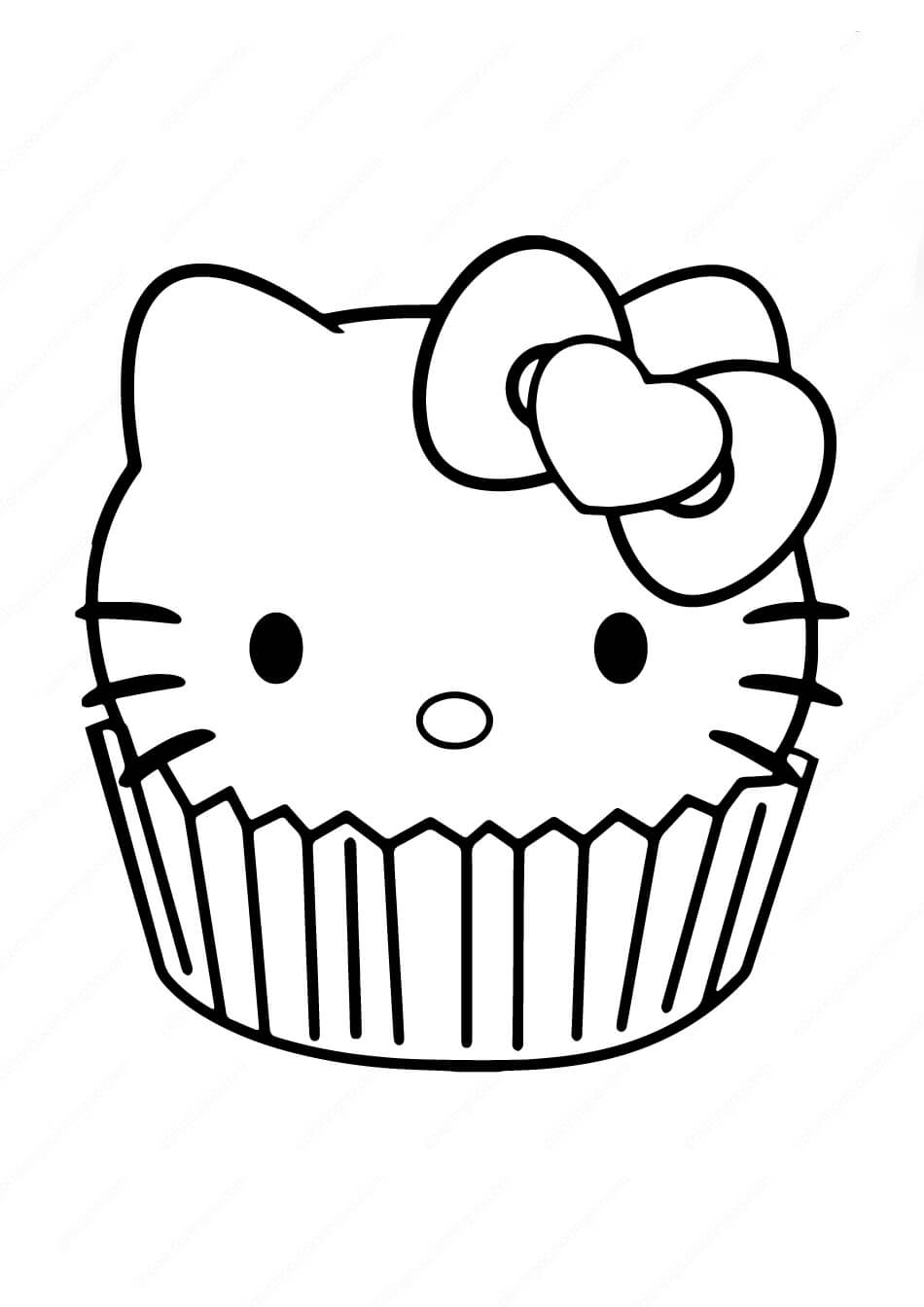Hello Kitty di Cupcake