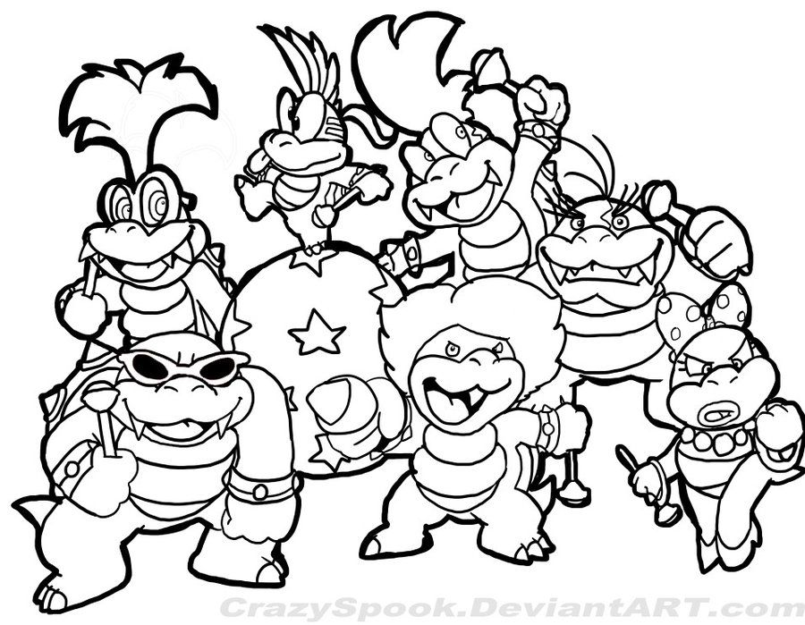 Iggy Koopa dan Karakter Mario