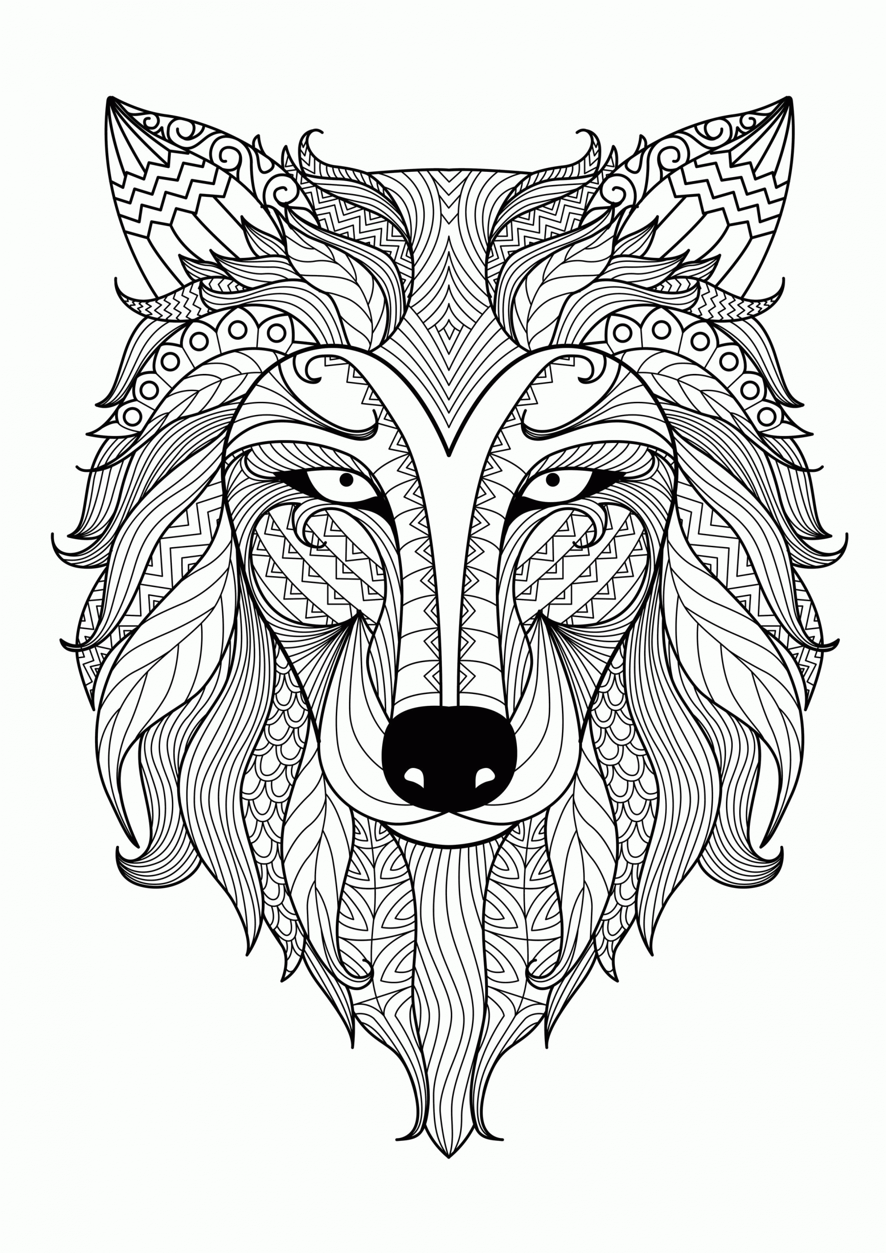 Kepala Serigala Mandala