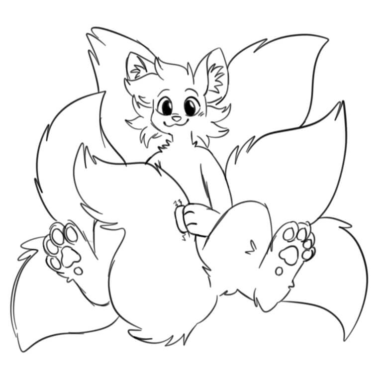 Kitsune Tersenyum