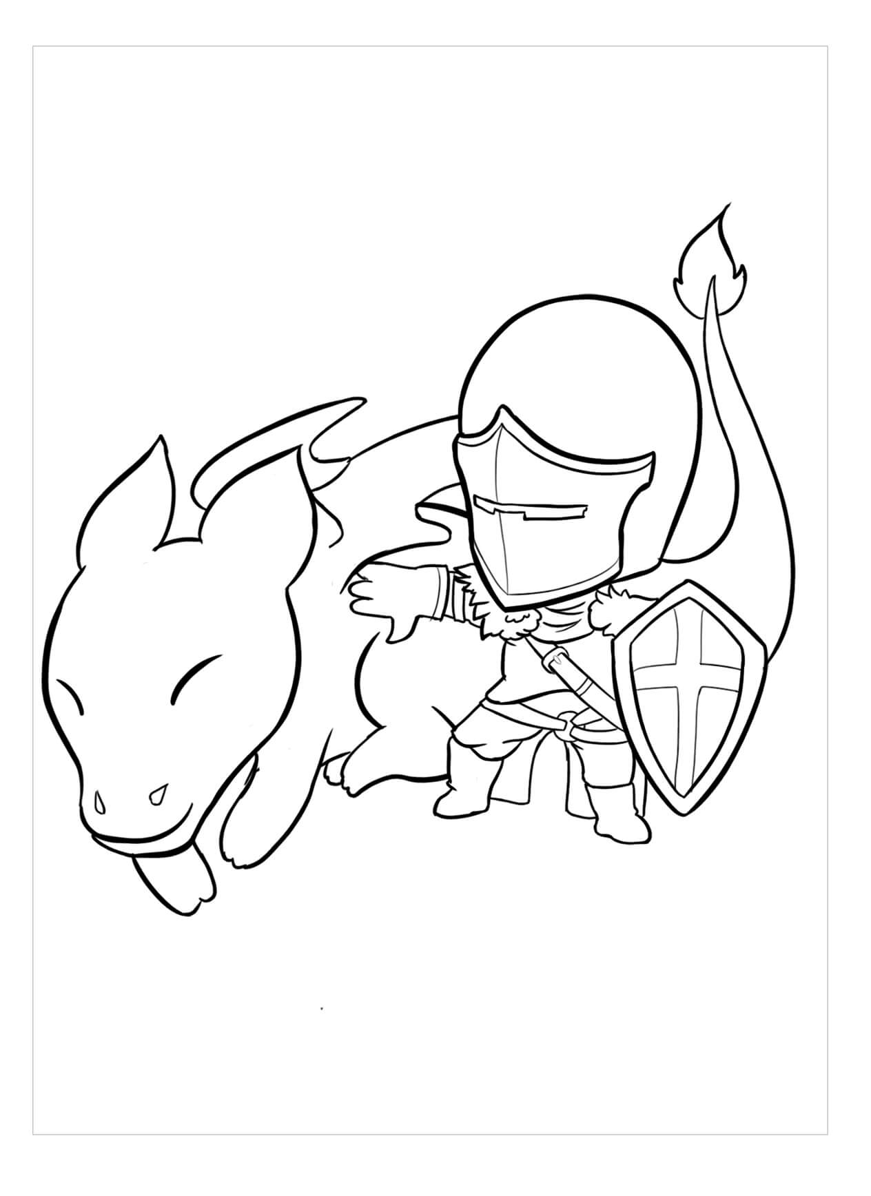 Ksatria Chibi dan Naga Chibi