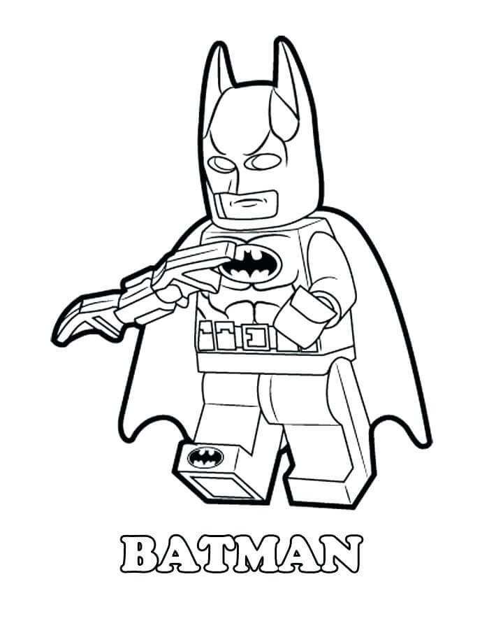 Lego Batman Memegang Batarang