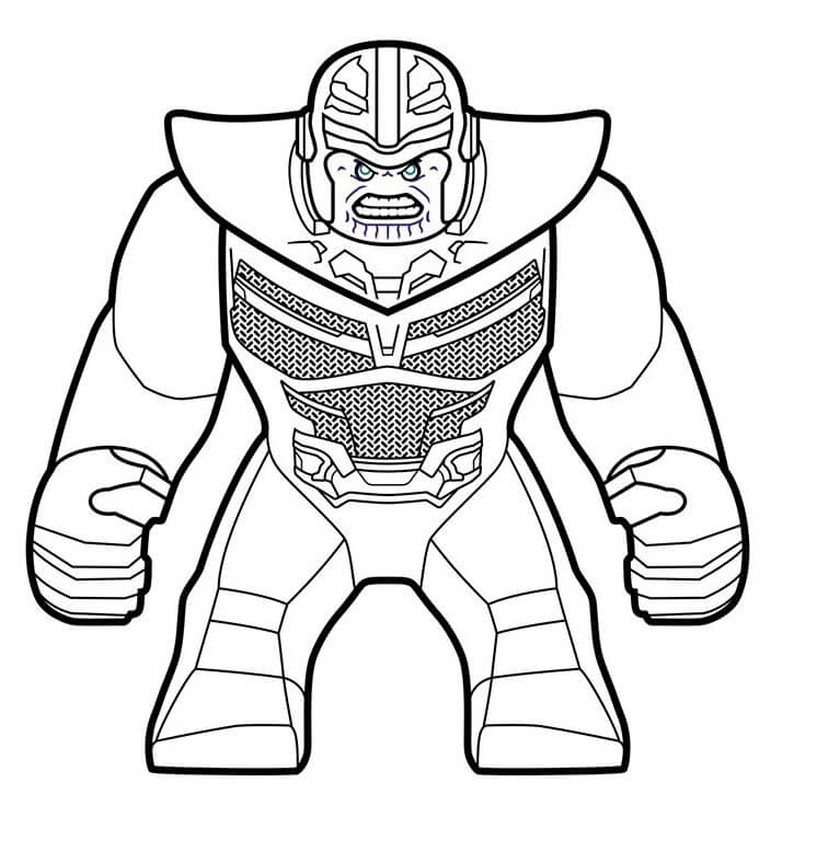 Lego Thanos yang Marah