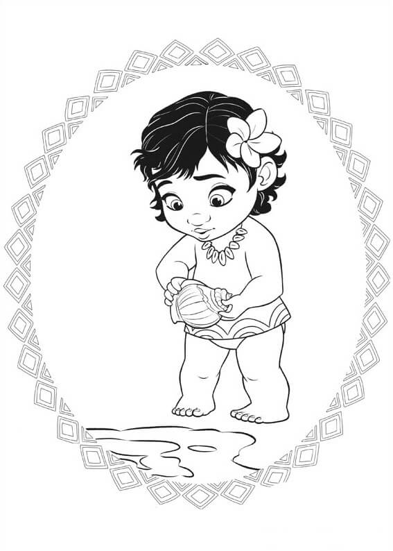 Little Moana Sedih