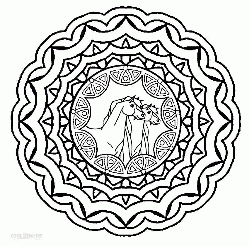 Mandala Tiga Kuda