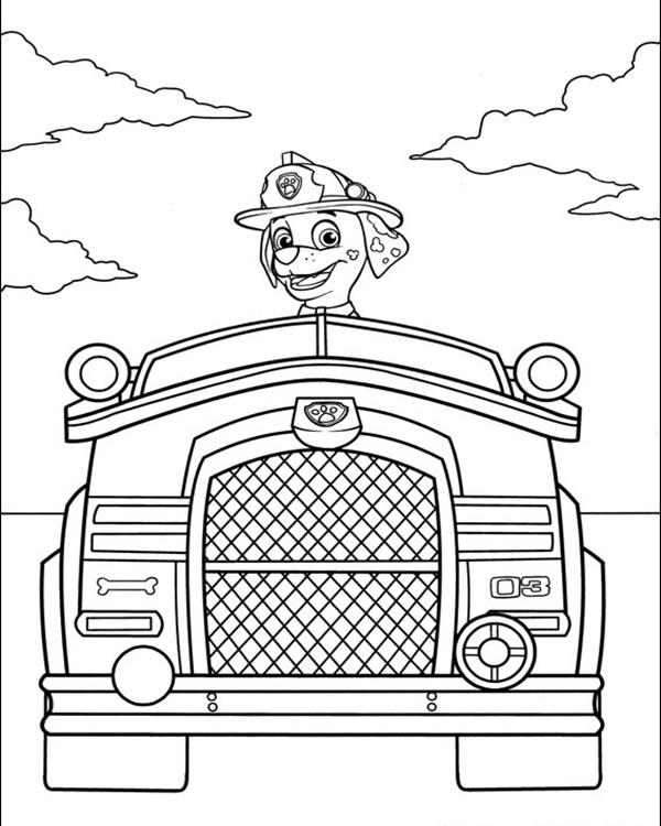 Marshal Mengemudi Firetruck