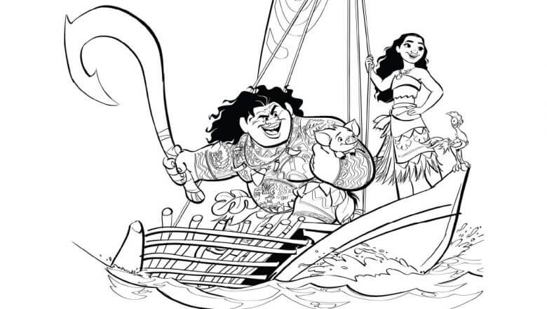 Maui Dan Moana Dalam Bot