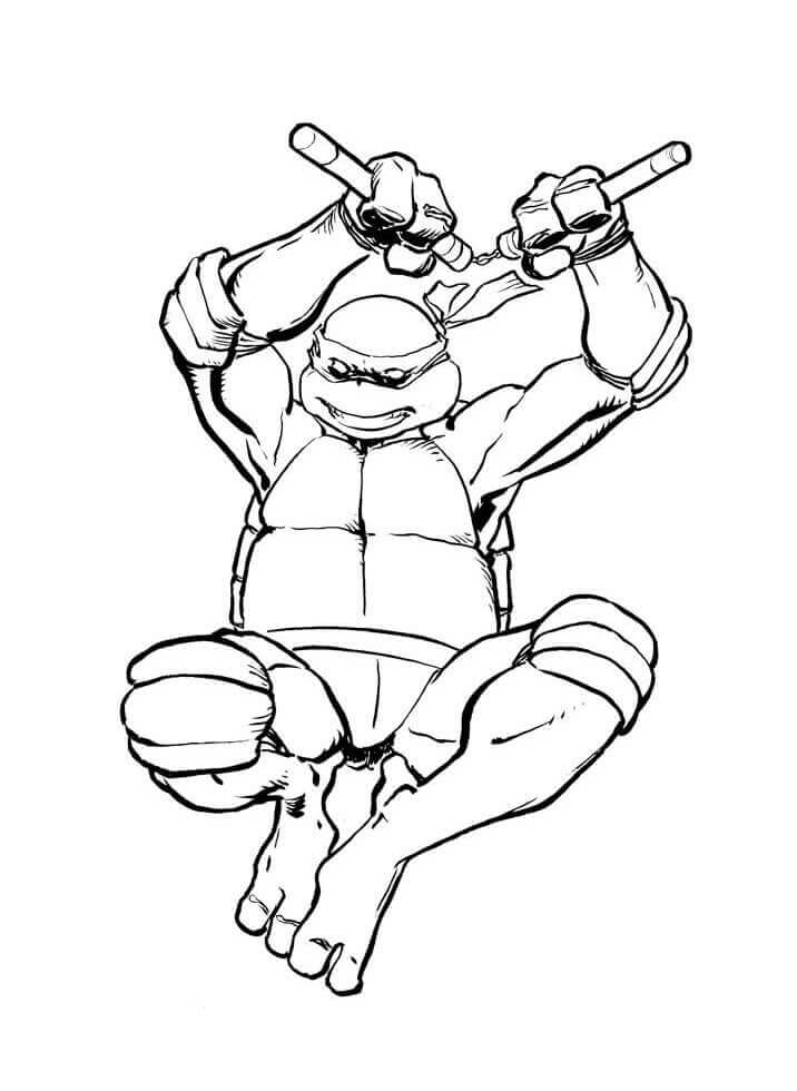 Michelangelo Melompat