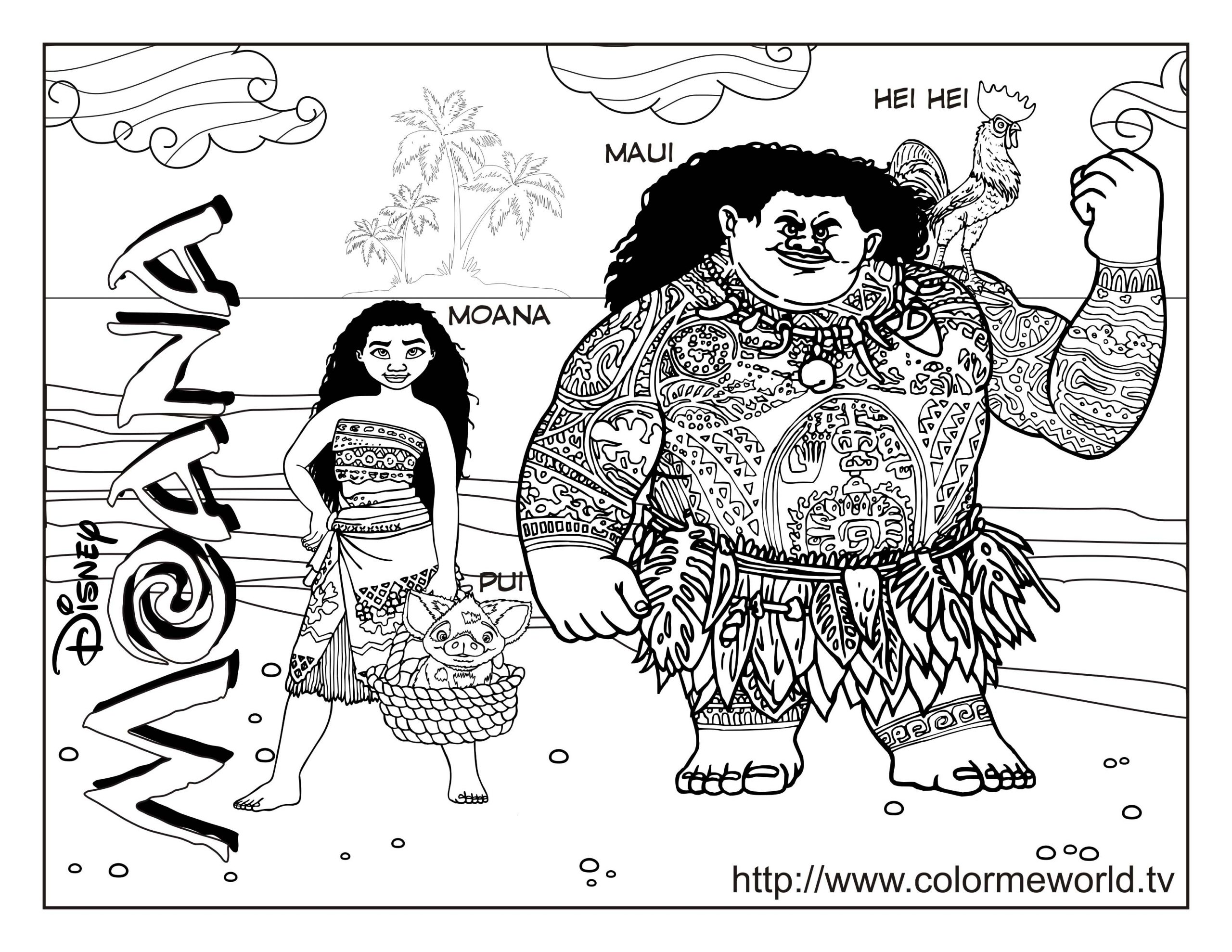 Moana dan Maui, Heihei