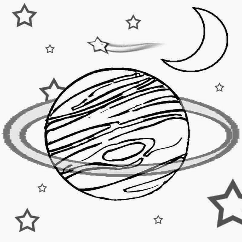 Bulan dan Saturnus