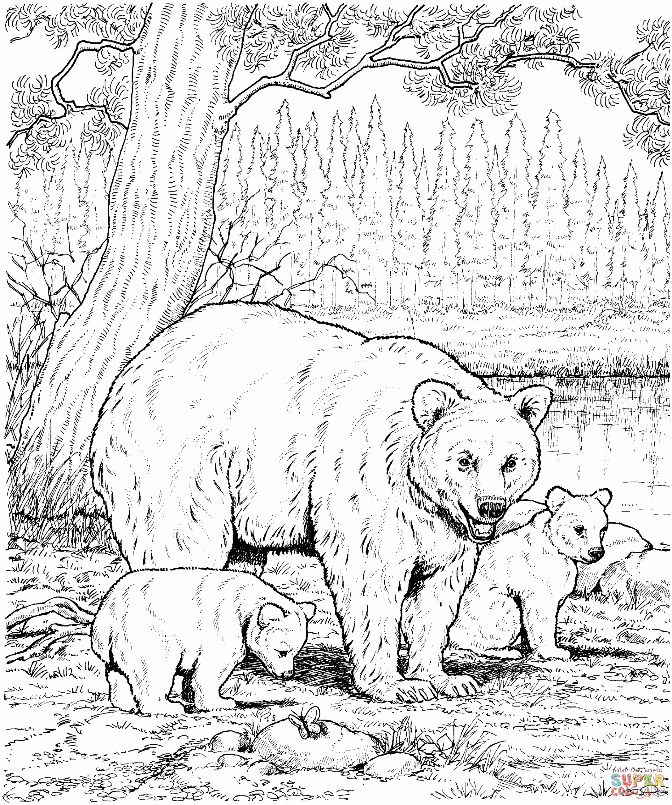 Baby animals coloring pages | Free Printable Pictures