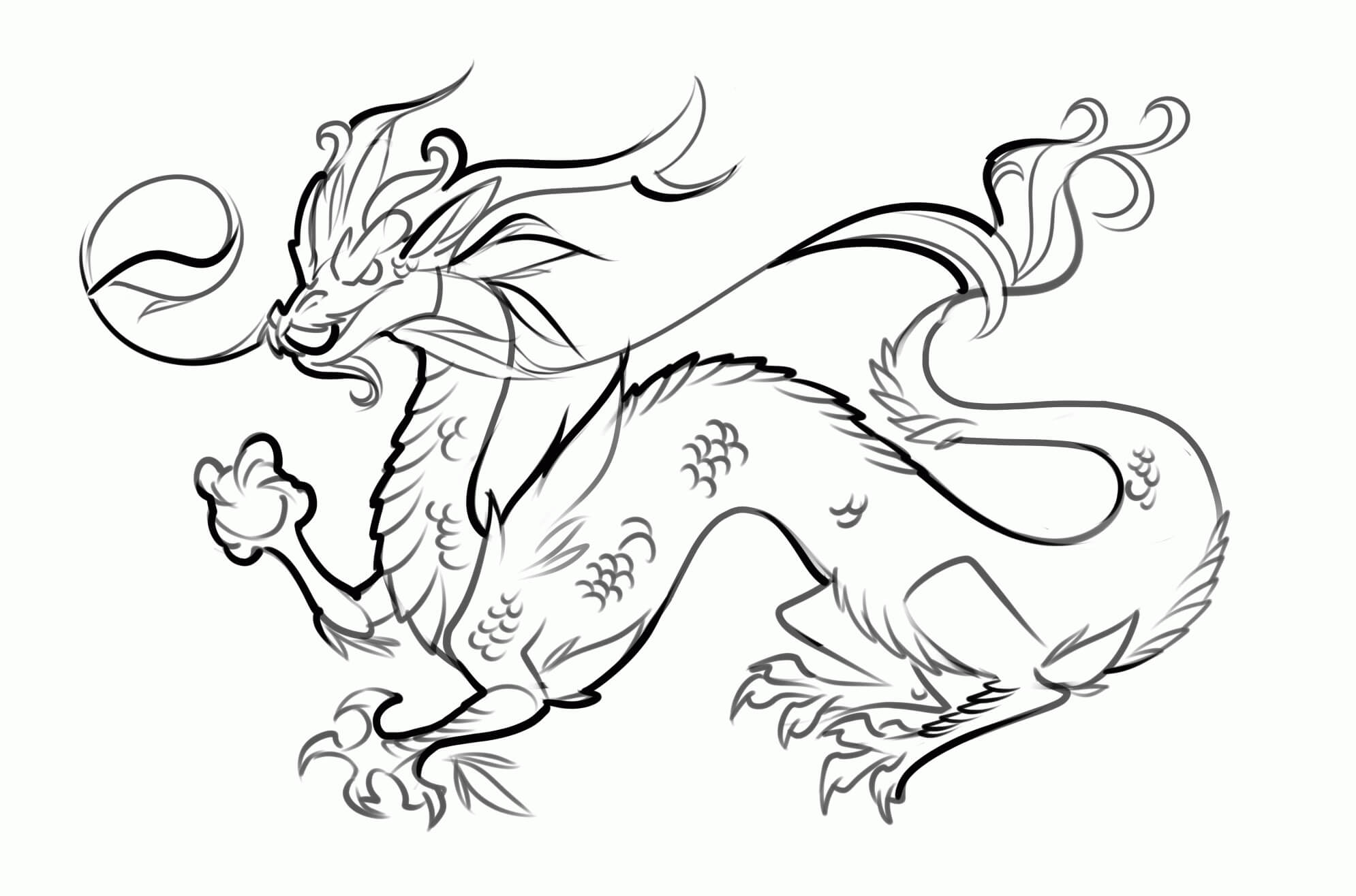 Naga Cina yang Kuat