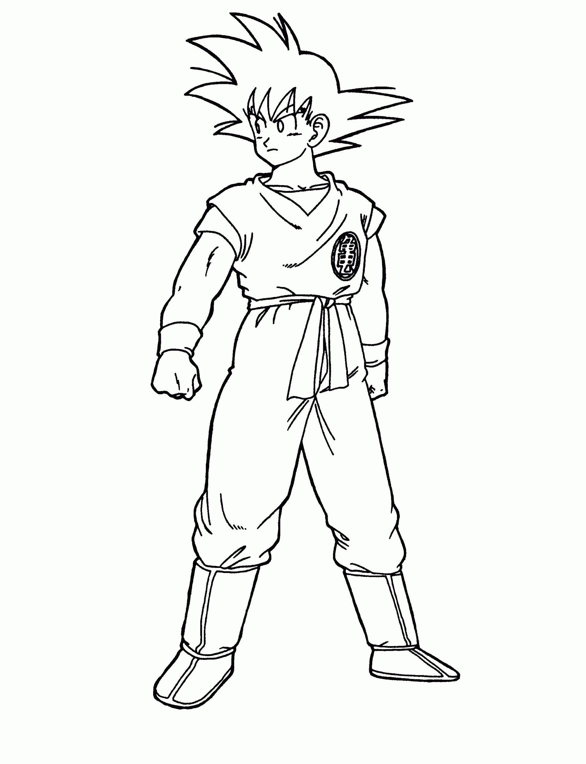 Gambar Sketsa Goku Mewarnai Gambar Son Goku Tokoh Uta - vrogue.co