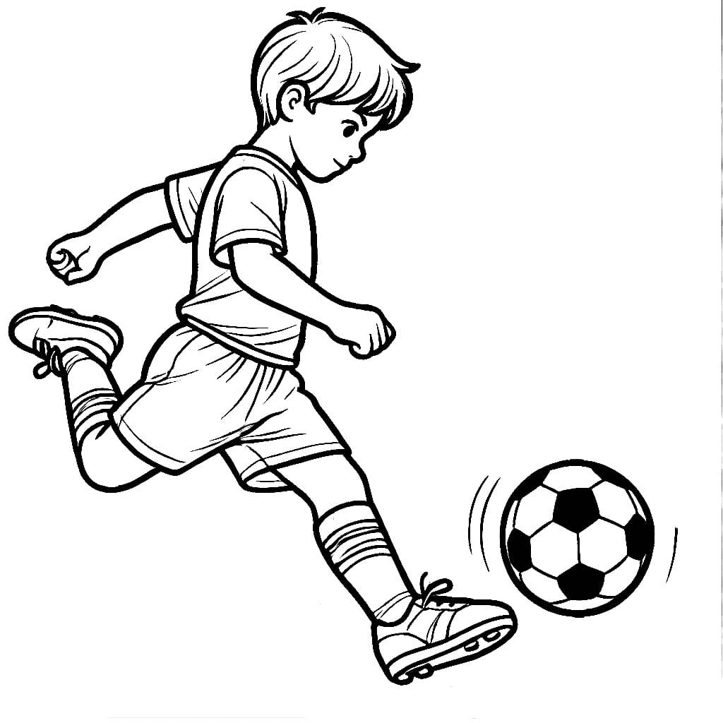 Pemain Menembak Bola