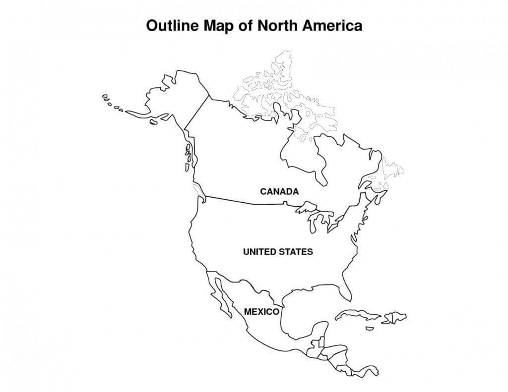 Peta Amerika Utara