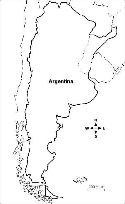 Peta Argentina