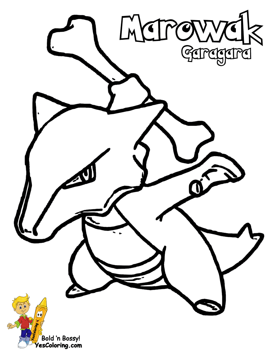 Pokemon licin Marowak