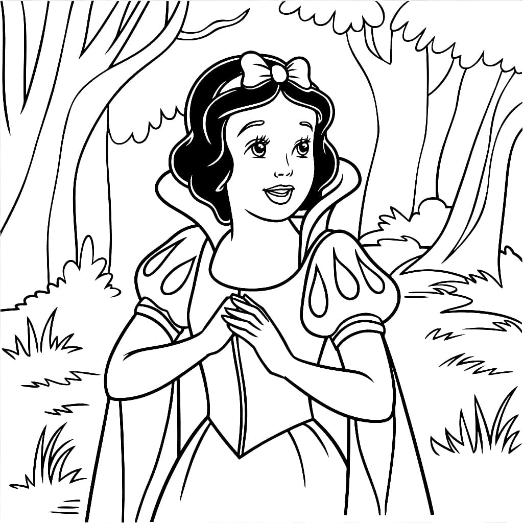 Putri Salju di hutan