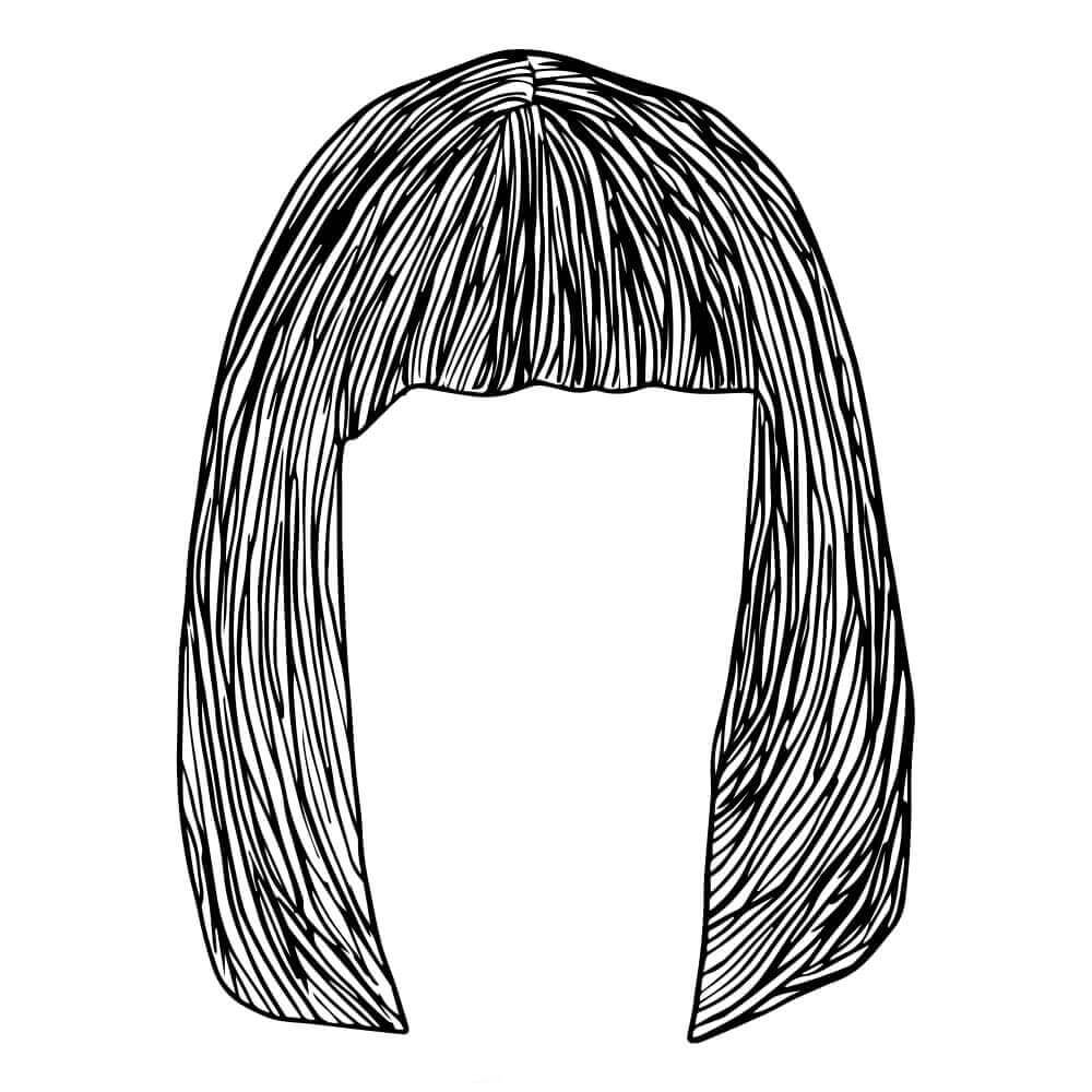 Rambut lurus