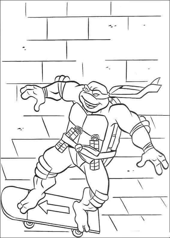 Skateboard Michelangelo