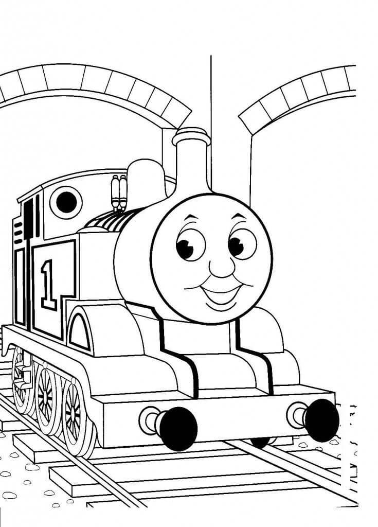 Thomas Kereta Tersenyum