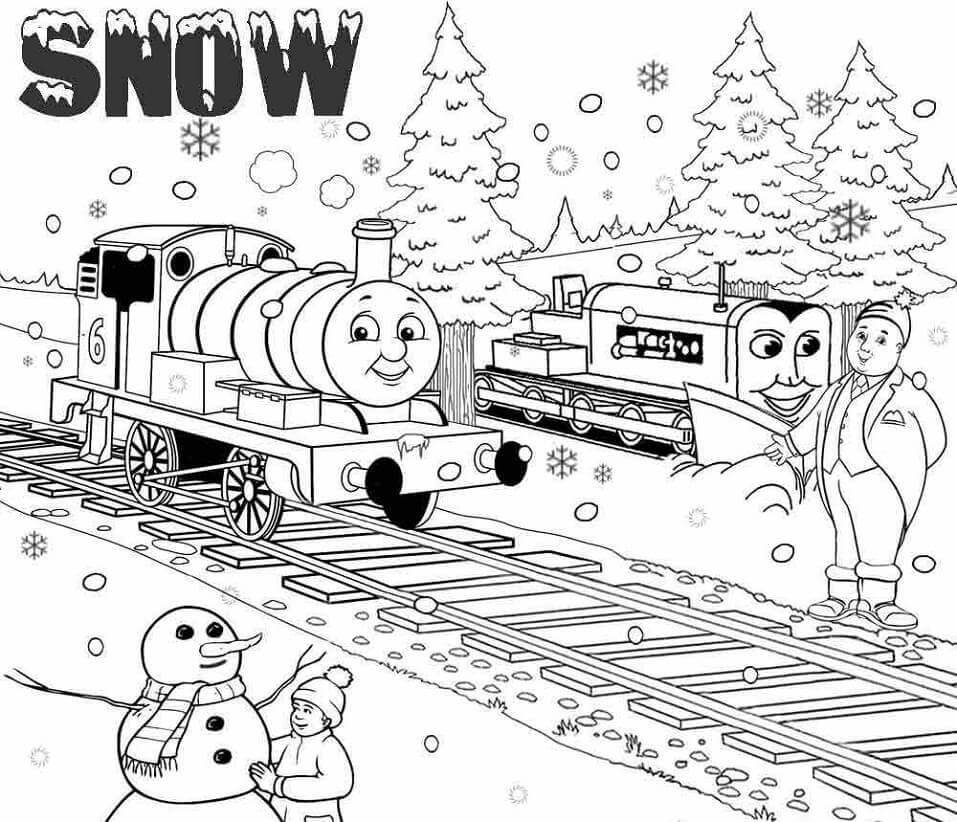 Thomas si Kereta Dan Manusia Salju