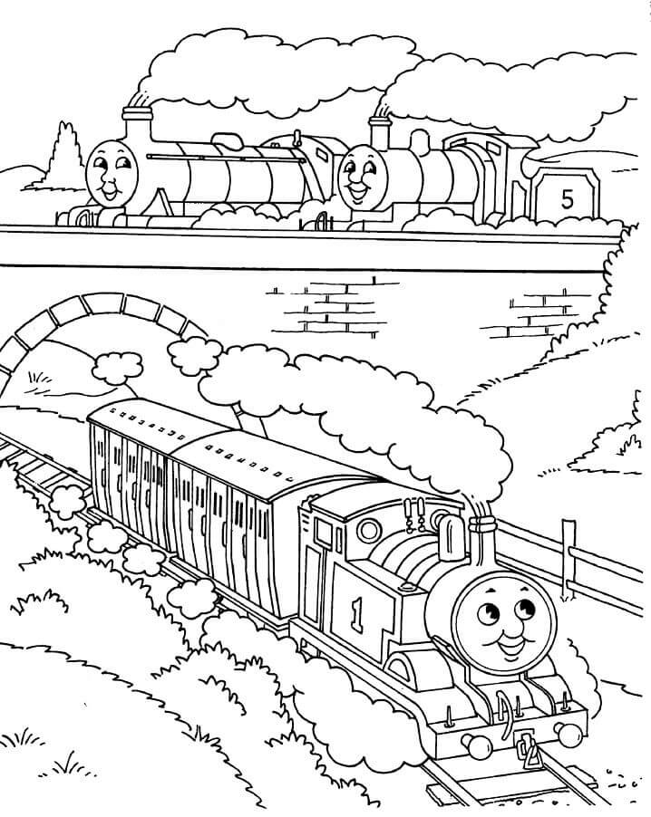 Tiga Thomas sang Kereta