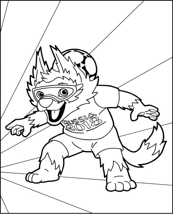 Zabivaka Bermain dengan Bola