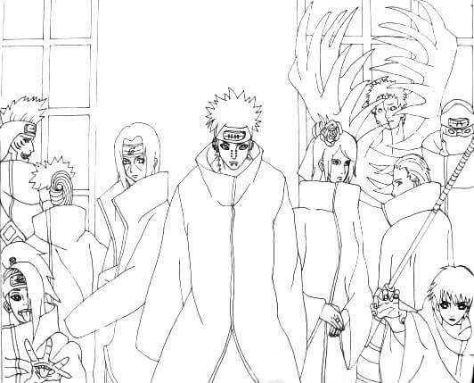 Tim Akatsuki Dari Naruto