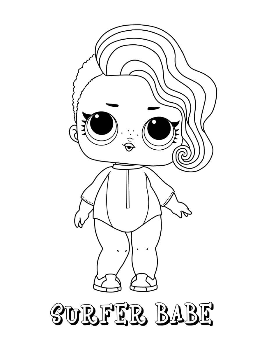 Anak Patung Surfer Lol Doll