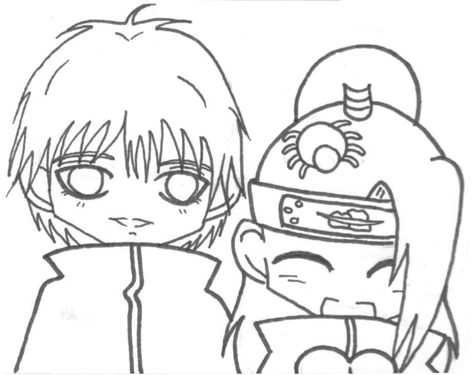 Chibi Sasori dan Deidara