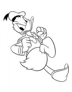Donald Bebek Marah Berjalan