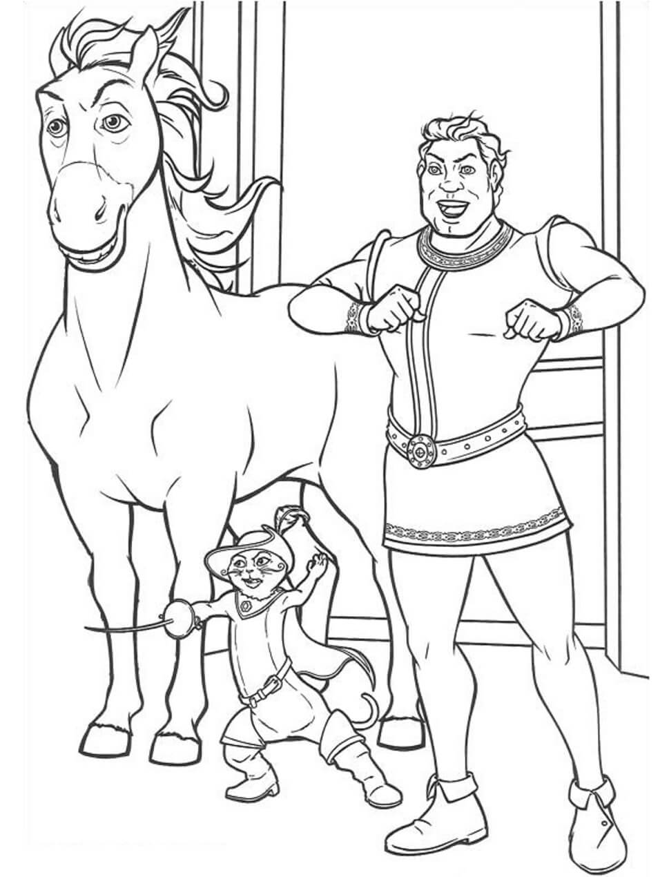 Keledai, Kucing, dan Shrek