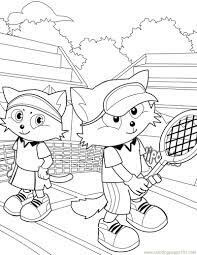 Rubah Bermain Tenis
