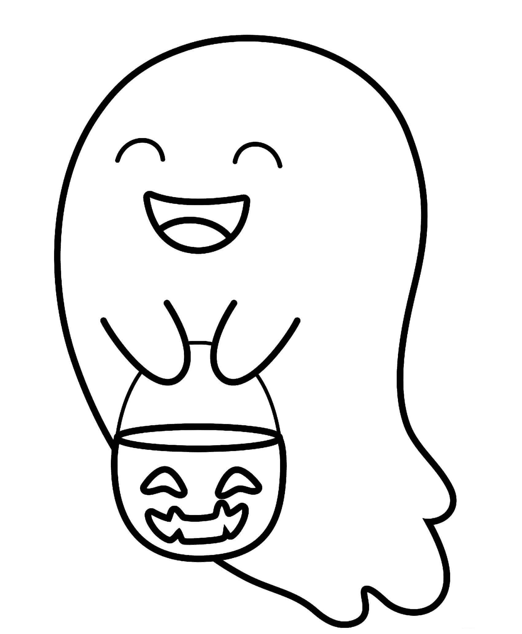 Kesepakatan Trik Halloween Hantu Lucu
