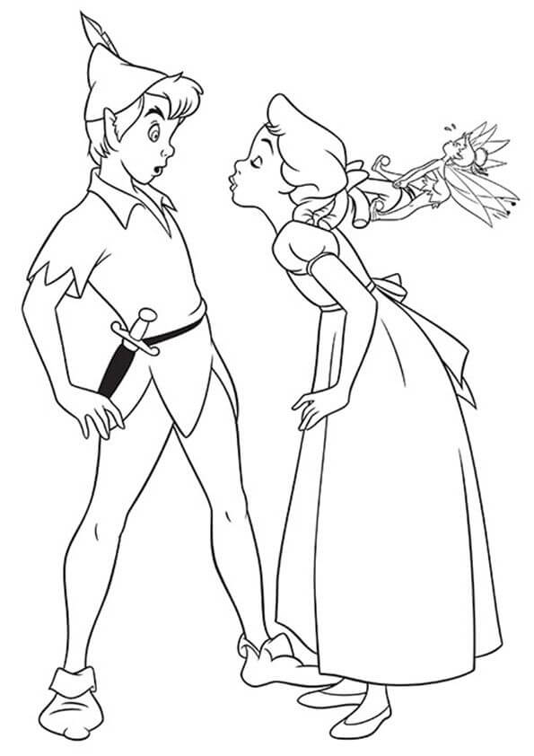 Lucu Peter, Wendy dan Tinkerbell