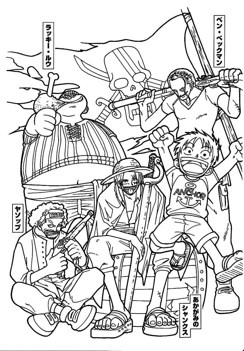 Luffy dan Teman-temannya