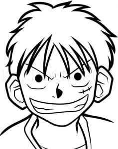 Luffy Tersenyum