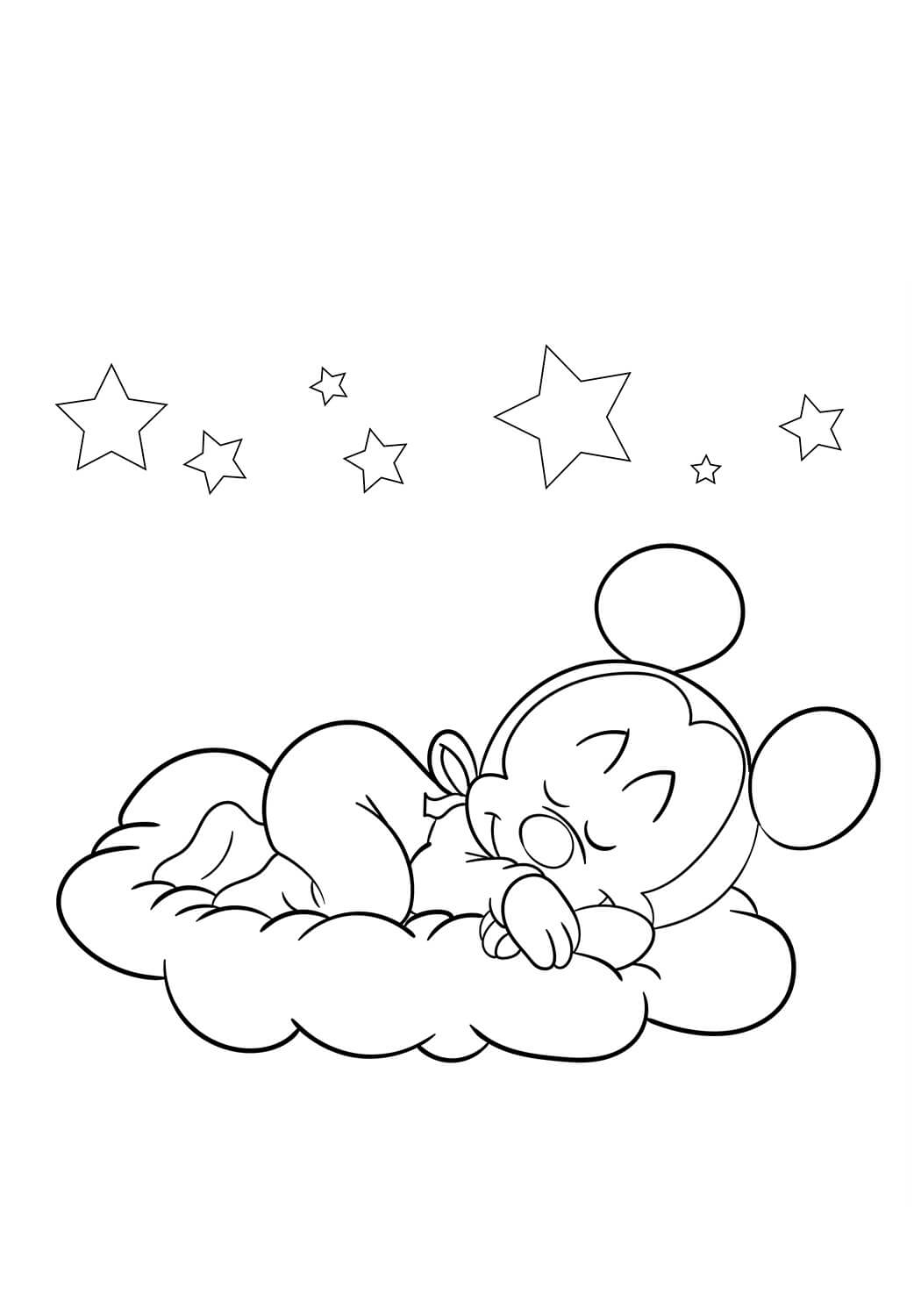 Mickey Yang Sedang Tidur
