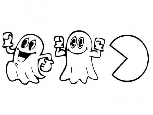 Pacman Makan Dua Hantu