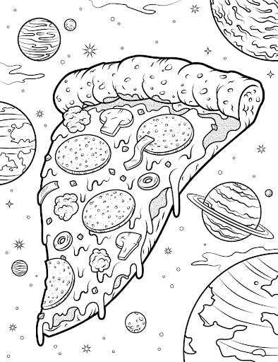 Pizza di Luar Angkasa
